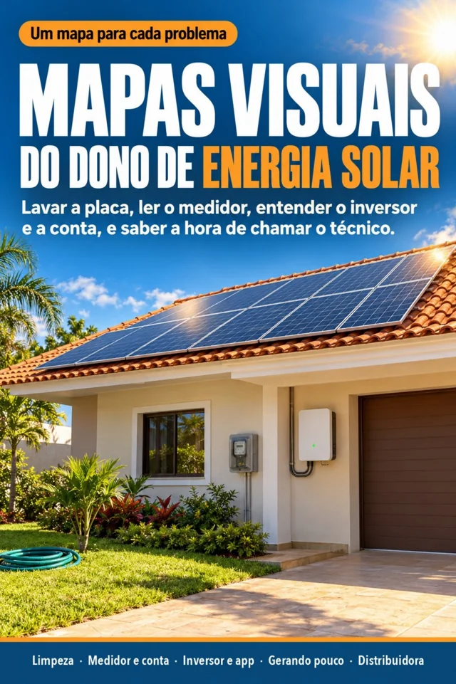 Capa dos 48 Mapas Visuais do Dono de Energia Solar