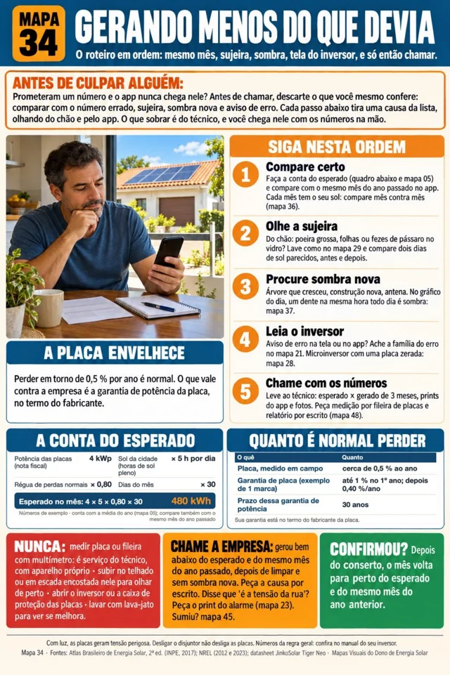 Mapa 34: Gerando menos do que devia